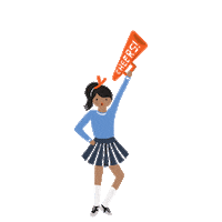 School Spirit Cheer Sticker by Rifle Paper Co.