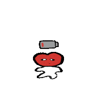 Tired Stress Sticker
