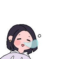 rupalico anime sleep sleepy rabbit Sticker