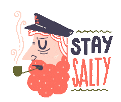 Sassy Pirate Sticker by Matt Joyce