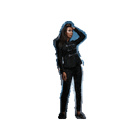 Awesome Model Sticker by Tiffany Abney