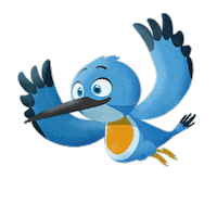 Bird Bluebird Sticker by Promozione Territoriale
