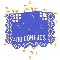 Dia De Muertos 400 Conejos Sticker by Casa Cuervo