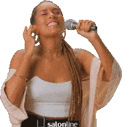 Singer Singing Sticker by Salon Line