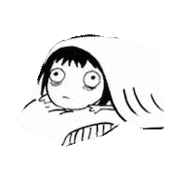 scared hiding STICKER by imoji