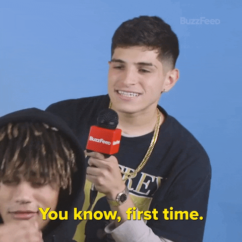 Interviewing First Time GIF by BuzzFeed