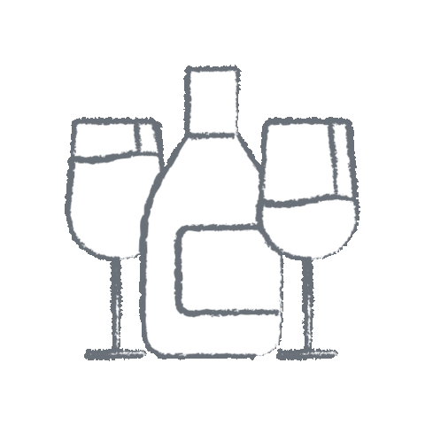 thewinesider giphygifmaker drink wine glasses Sticker
