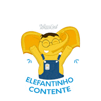 yellow_fant happy sticker aesthetic feliz Sticker