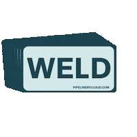 Welding Blue Demon Sticker by Pipeliners Cloud