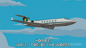 Flying Episode 1 GIF by The Simpsons