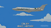 Episode 1 Airplane GIF by The Simpsons