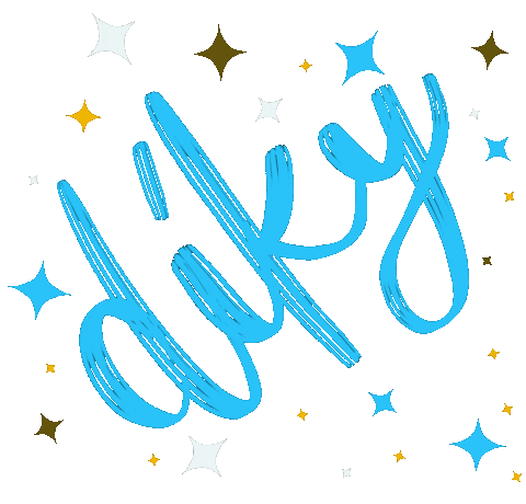 Stars Thanks Sticker