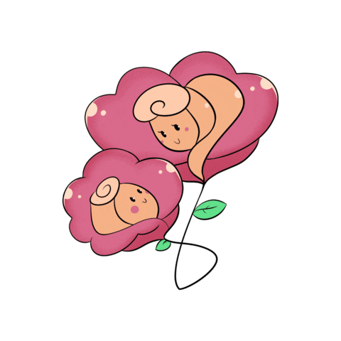 Cecilia_mammaefiglia giphygifmaker amore mamma fiori Sticker