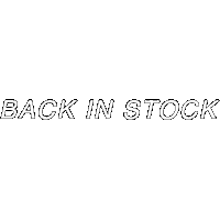 Back In Stock Sticker