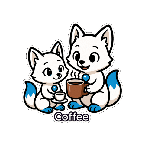 Blueaesthetic Cozyvibes Sticker