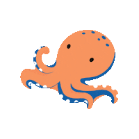 islandmedia sea diving octopus snorkling Sticker