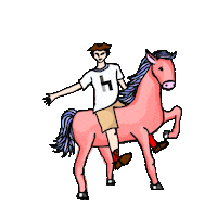 horse unicorn Sticker by Havas Media NA