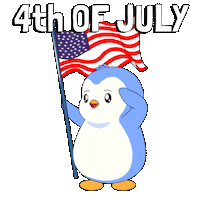 United States Penguin Sticker by Pudgy Penguins