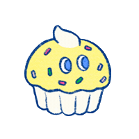 Cupcake Dust Sticker