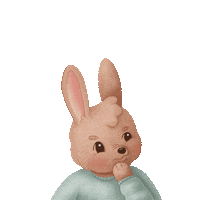 Robbie Rabbit Sticker