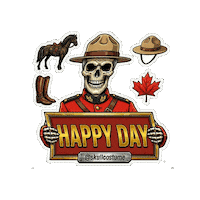 Buen Dia Halloween Sticker