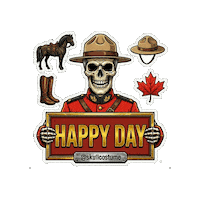 Buen Dia Halloween Sticker