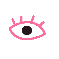Pink Eye Sticker