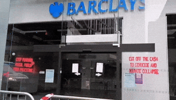 Pro-Palestinian Protesters Target Barclays Bank Branches Across UK