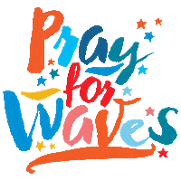 Beach Pray Sticker
