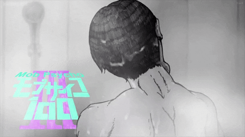 Cajes giphyupload anime shower mob GIF