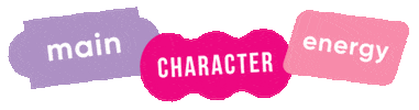Main Character Energy Sticker by Curvy Kate ltd