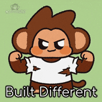 Power Monkey GIF by Chimpers