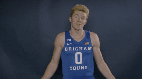 Byu Basketball Gocougs GIF by BYU Cougars