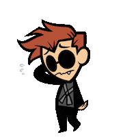 Nervous Good Omens Sticker by Kyra