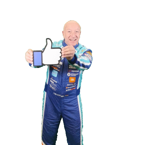 Dakar Rally Thumbs Up Sticker by Tim Coronel