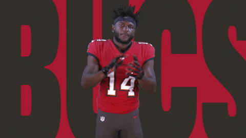 Lets Go Clap GIF by Tampa Bay Buccaneers