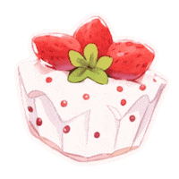 Cup Cake Cafe Sticker