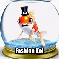 Koi Fish Fashion GIF by TheConfishius