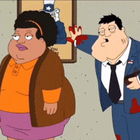 Scared American Dad GIF