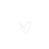 White Heart Love Sticker