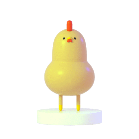 Chicken Egg Sticker by samchomaeul