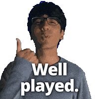 Well Done Good Job Sticker