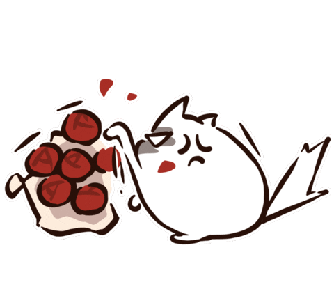 Cat No Sticker by RisuDong