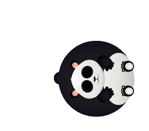 Little_Chubbies giphyupload panda sleeping chubby Sticker