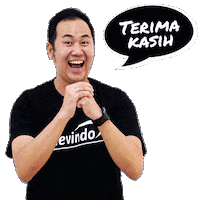 Thanks Sticker by PT Truevindo Rahardja Utama