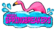 Flamingo Miniskirt Sticker