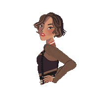 Girl Woman Sticker by Wastana Haikal