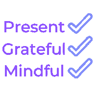 mymindfulyear social media grateful zen gratitude Sticker