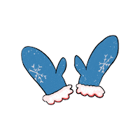 HandmadeinNorway winter ice hands cold Sticker