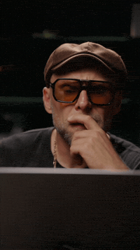 Thinking Beard GIF